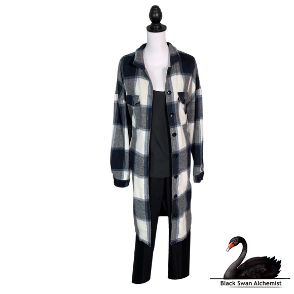 Unbranded Jackets & Blazers - Unbranded Long Flannel Shacket Coat 2XL